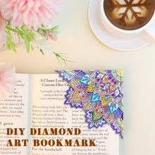 Load image into Gallery viewer, 4Pcs Mandala Diamonds Painting Corner Bookmarks DIY Flower Bookmarks Kit