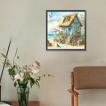 Load image into Gallery viewer, Diamond Painting - Full Round - Beautiful view of beach house (30*30CM)