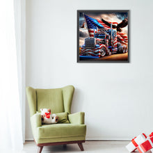 Load image into Gallery viewer, Diamond Painting - Full Round - independence day chariot eagle (40*40CM)
