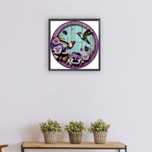 Load image into Gallery viewer, Diamond Painting - Full Round - round hummingbird (30*30CM)