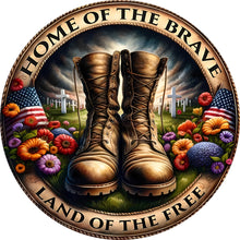 Load image into Gallery viewer, Diamond Painting - Full Round - Round brand military boots (30*30CM)