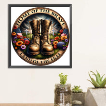 Load image into Gallery viewer, Diamond Painting - Full Round - Round brand military boots (30*30CM)