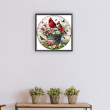 Load image into Gallery viewer, Diamond Painting - Full Round - round card cardinal (30*30CM)