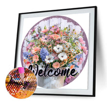 Load image into Gallery viewer, Diamond Painting - Full Round - medallion bouquet (30*30CM)