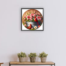 Load image into Gallery viewer, Diamond Painting - Full Round - cardinal bouquet (30*30CM)