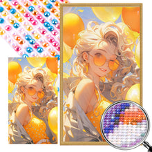 Load image into Gallery viewer, AB Diamond Painting - Full Round - sunshine girl (40*70CM)