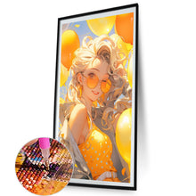Load image into Gallery viewer, AB Diamond Painting - Full Round - sunshine girl (40*70CM)