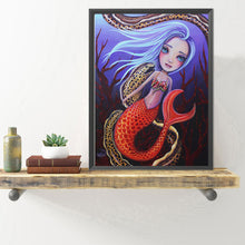 Load image into Gallery viewer, Diamond Painting - Full Round - mermaid girl (40*50CM)