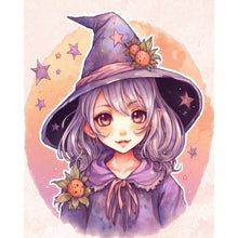 Load image into Gallery viewer, Diamond Painting - Full Round - witch girl (40*50CM)