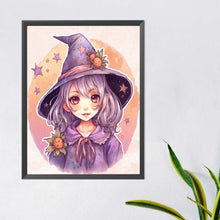 Load image into Gallery viewer, Diamond Painting - Full Round - witch girl (40*50CM)