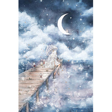 Load image into Gallery viewer, Diamond Painting - Full Round - White Hair Girl Cartoon Series (40*60CM)