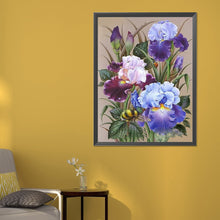 Load image into Gallery viewer, Diamond Painting - Full Round - bees and flowers (50*60CM)