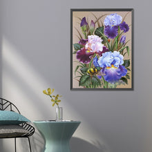 Load image into Gallery viewer, Diamond Painting - Full Round - bees and flowers (50*60CM)
