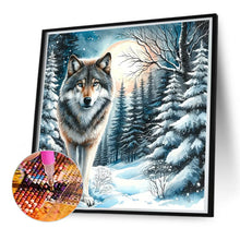 Load image into Gallery viewer, Diamond Painting - Full Round - snow wolf (50*50CM)