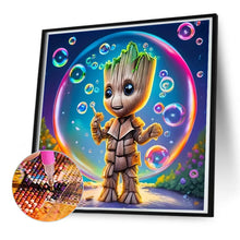 Load image into Gallery viewer, Diamond Painting - Full Round - wooden man blowing bubbles (50*50CM)