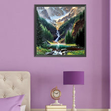 Load image into Gallery viewer, Diamond Painting - Full Round - waterfall scenery (50*50CM)
