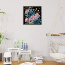 Load image into Gallery viewer, Diamond Painting - Partial Special Shaped - roses (30*30CM)