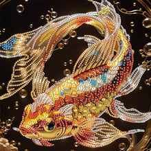 Load image into Gallery viewer, Diamond Painting - Partial Special Shaped - swimming goldfish (30*30CM)