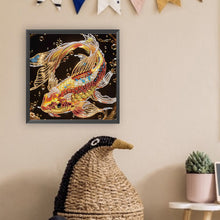 Load image into Gallery viewer, Diamond Painting - Partial Special Shaped - swimming goldfish (30*30CM)
