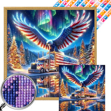Load image into Gallery viewer, AB Diamond Painting - Full Square - american eagle (45*45CM)
