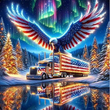 Load image into Gallery viewer, AB Diamond Painting - Full Square - american eagle (45*45CM)