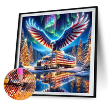Load image into Gallery viewer, AB Diamond Painting - Full Square - american eagle (45*45CM)