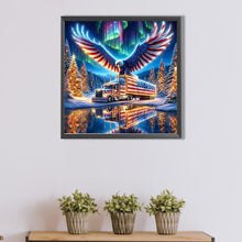 Load image into Gallery viewer, AB Diamond Painting - Full Square - american eagle (45*45CM)