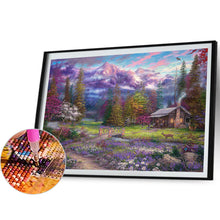 Load image into Gallery viewer, AB Diamond Painting - Full Square - purple hut (40*30CM)