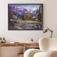 Load image into Gallery viewer, AB Diamond Painting - Full Square - purple hut (40*30CM)