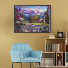 Load image into Gallery viewer, AB Diamond Painting - Full Square - purple hut (40*30CM)