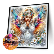 Load image into Gallery viewer, Diamond Painting - Full Round - angel girl (30*30CM)
