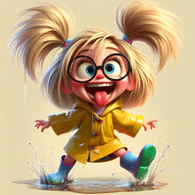 Load image into Gallery viewer, Diamond Painting - Full Round - funny girl (30*30CM)