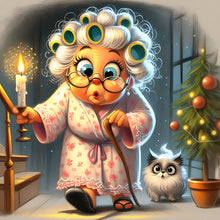 Load image into Gallery viewer, Diamond Painting - Full Round - cute grandma (30*30CM)