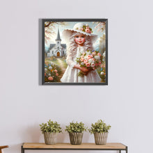 Load image into Gallery viewer, Diamond Painting - Full Round - garden child (40*40CM)
