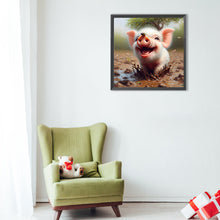 Load image into Gallery viewer, Diamond Painting - Full Round - pet piggy (40*40CM)