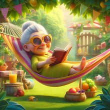 Load image into Gallery viewer, Diamond Painting - Full Round - Funny grandma (40*40CM)