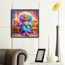 Load image into Gallery viewer, Diamond Painting - Full Round - Funny grandma (40*40CM)