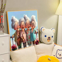 Load image into Gallery viewer, Diamond Painting - Full Round - Funny grandma (40*40CM)