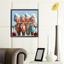 Load image into Gallery viewer, Diamond Painting - Full Round - Funny grandma (40*40CM)