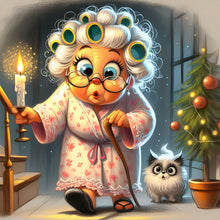 Load image into Gallery viewer, Diamond Painting - Full Round - Funny grandma (40*40CM)