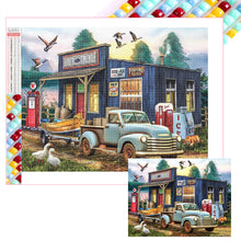 Load image into Gallery viewer, Diamond Painting - Full Square - truck in front of house (30*40CM)