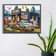 Load image into Gallery viewer, Diamond Painting - Full Square - truck in front of house (30*40CM)