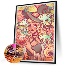 Load image into Gallery viewer, Diamond Painting - Full Round - magic girl (30*40CM)
