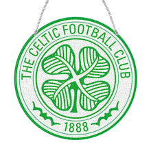 Load image into Gallery viewer, Suncatcher Celtic Club Diamond Painting Art Pendant Christmas Home Windows Decor