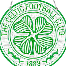 Load image into Gallery viewer, Suncatcher Celtic Club Diamond Painting Art Pendant Christmas Home Windows Decor