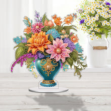 Load image into Gallery viewer, Acrylic Flower Vase Diamond Painting Desktop Decorations Home Bedroom Decoration