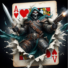 Load image into Gallery viewer, AB Diamond Painting - Full Round - Skeleton Reaper (40*40CM)