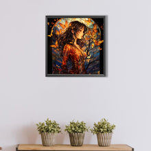 Load image into Gallery viewer, AB Diamond Painting - Full Round - girl glass art (40*40CM)