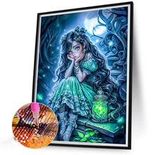 Load image into Gallery viewer, AB Diamond Painting - Full Round - dark forest girl (40*50CM)
