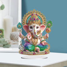 Load image into Gallery viewer, PVC Round Special Shaped Elephant Animal 5D DIY Diamond Art Tabletop Decorations
